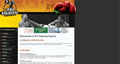 Desktop Screenshot of forli.pro-fighting.it