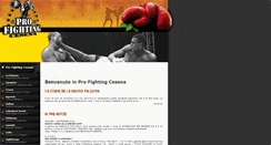 Desktop Screenshot of firenze.pro-fighting.it